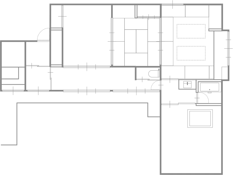 図：客室間取り図