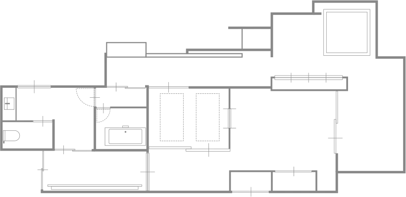 図：客室間取り図